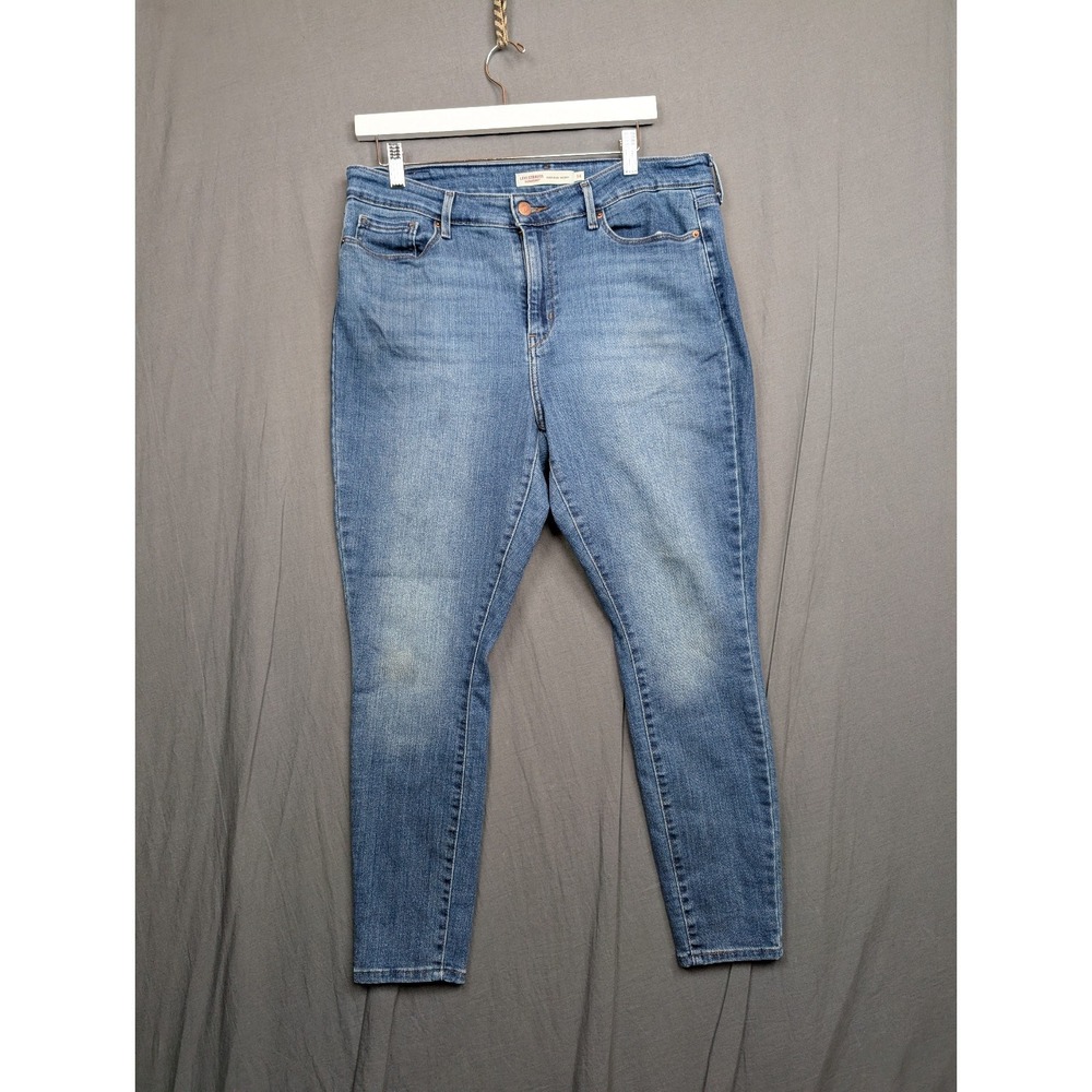 Signature by Levi Strauss & Co. Women's High Rise Skinny Jeans - Blue - Size 14